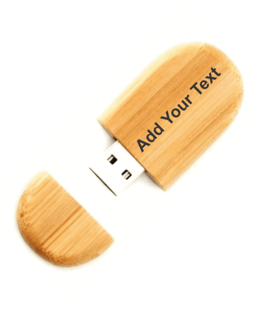 Wooden Frame Oval USB Pen – Drive