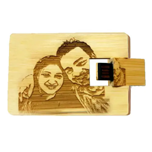 Wooden Visiting Card Pen Drive