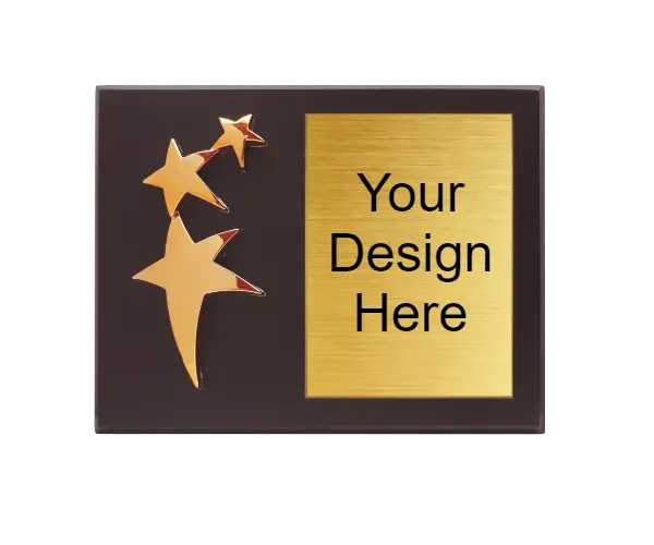 Wooden Memento (MDF) Black Mat Finish Model 002