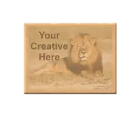 Alternative view of Landscape Frame Customized Wooden Photo Engraved Plaque