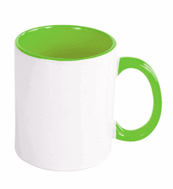 inner green mug,customized coffee mug
