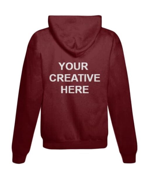 maroon customized hoodie with pockets,high quality print,customized hoodie,buy online customized hoodie with pockets,online customized hoodies india,online customized hoodie with pockets