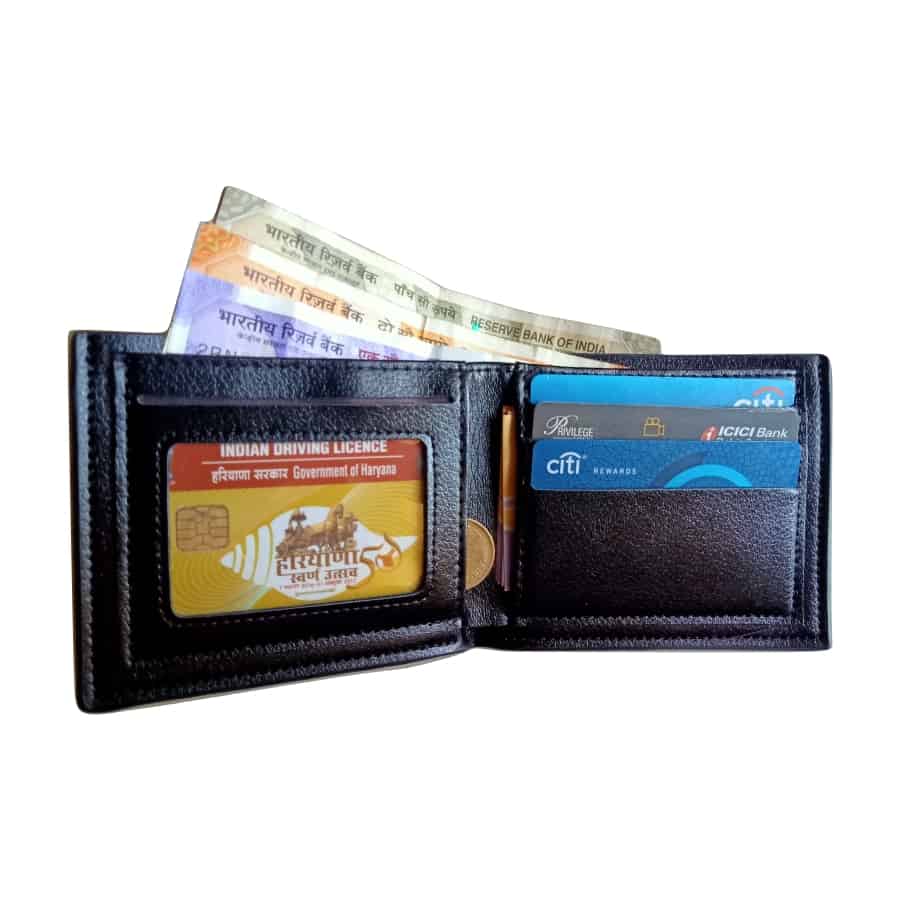 wallet b brown pmg 3