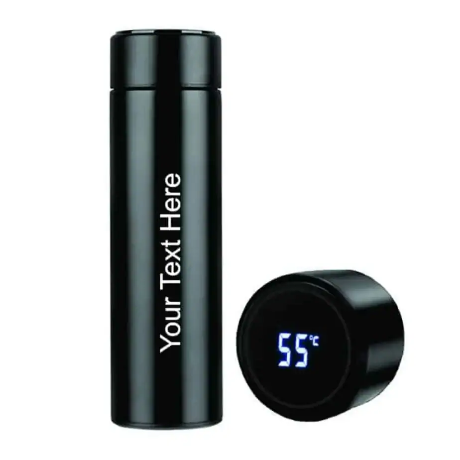 smart temperature display intelligent water bottle