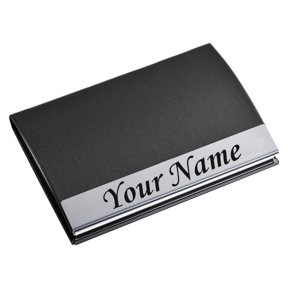 personalized visiting card holder idf 191
