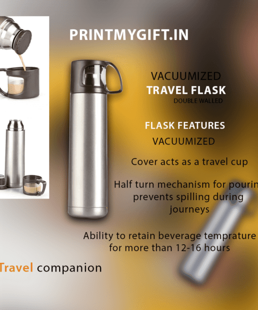 vaccumized travel flask explain photo 2 (brown)