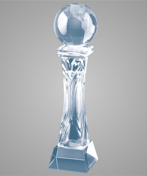 crystal trophy pmg 9057 pmg