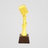 gold & wooden trophy pmg (r series) r 46 pmg
