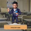 "best engineer" caricature with personalized wooden base