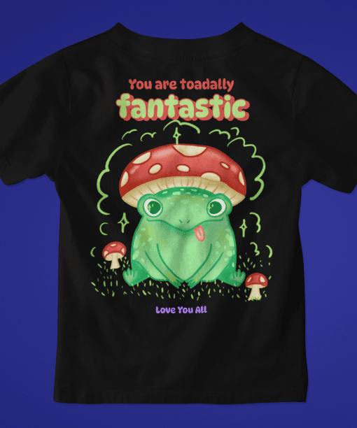 toadally fantastic toddler / infant round neck 100% cotton t shirt