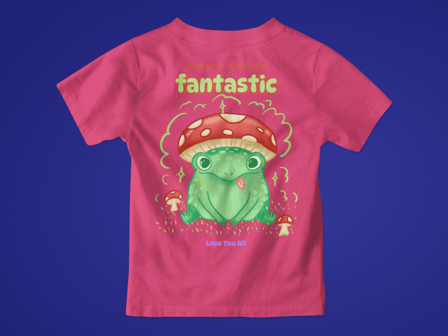 toadally fantastic toddler / infant round neck 100% cotton t shirt