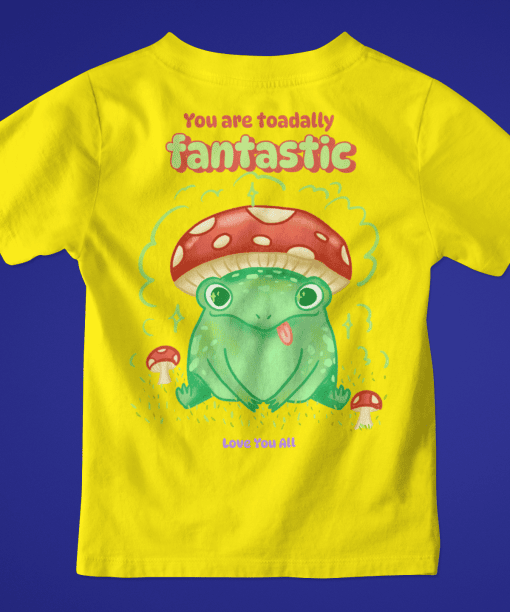 toadally fantastic toddler / infant round neck 100% cotton t shirt
