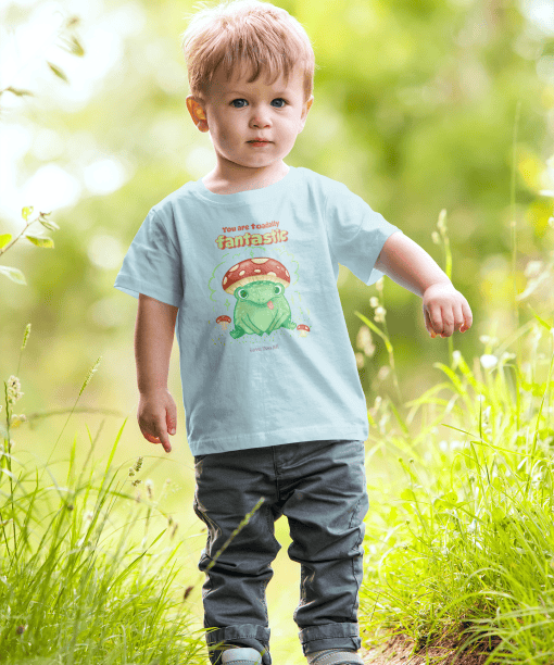 toadally fantastic toddler / infant round neck 100% cotton t shirt