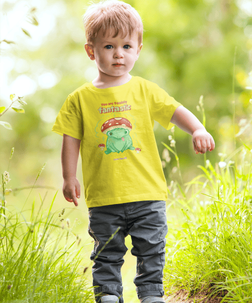 toadally fantastic toddler / infant round neck 100% cotton t shirt