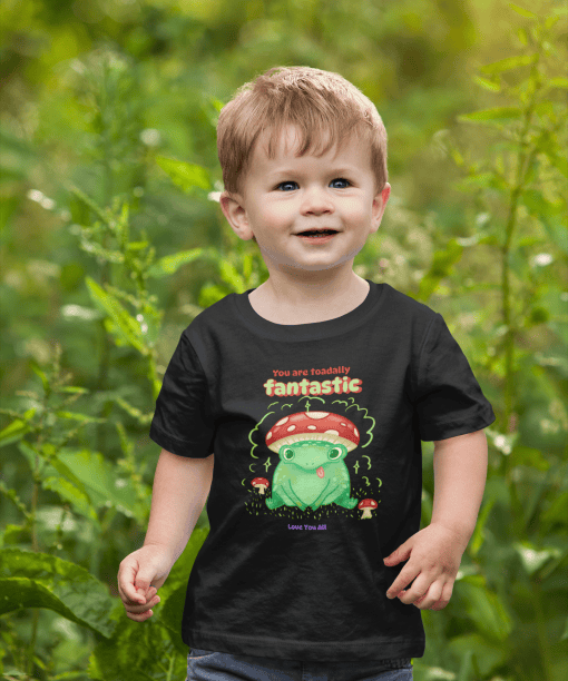 toadally fantastic toddler / infant round neck 100% cotton t shirt