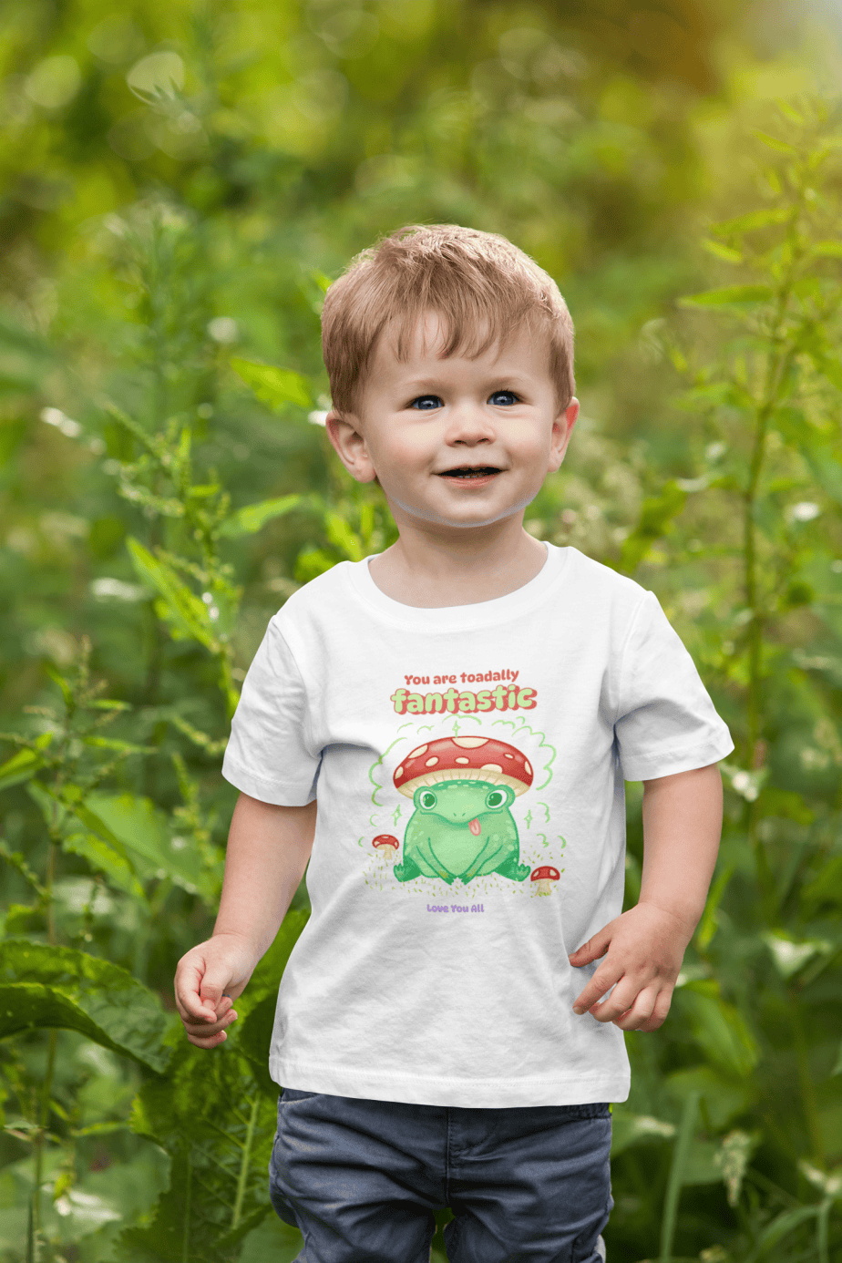 toadally fantastic toddler / infant round neck 100% cotton t shirt