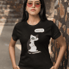 nobody cares half sleeve unisex cotton t shirt