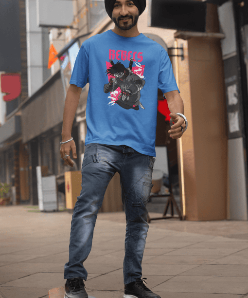 rebels half sleeve unisex cotton t shirt