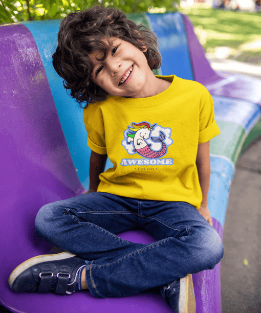 awesome since 2025 round neck 100% cotton t shirt (copy)