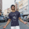 don't panic , it's organic half sleeve unisex cotton t shirt no fancy