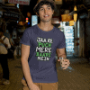 jaa ke puch mere baare mein half sleeve unisex cotton t shirt