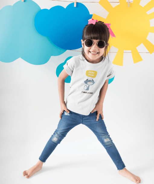 little yogi round neck 100% cotton t shirt (copy)