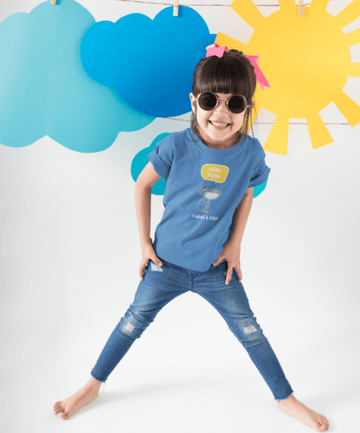little yogi round neck 100% cotton t shirt (copy)