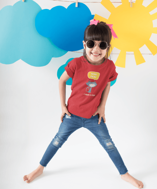 little yogi round neck 100% cotton t shirt (copy)