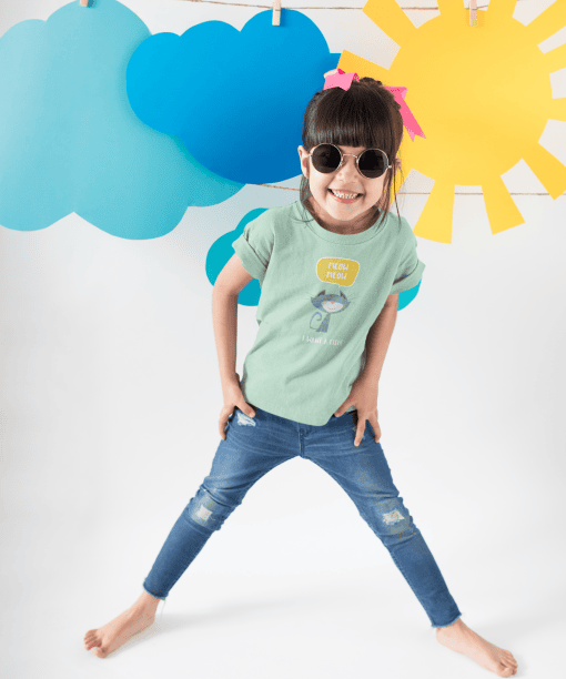 little yogi round neck 100% cotton t shirt (copy)
