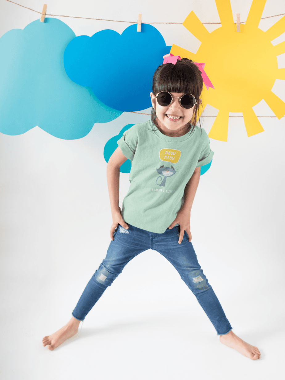 little yogi round neck 100% cotton t shirt (copy)