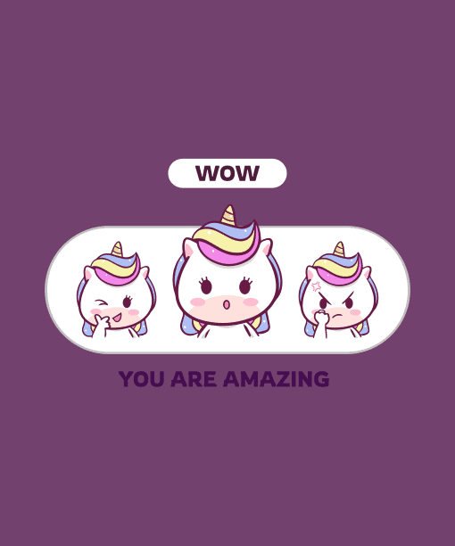 unicorn round neck 100% cotton t shirt (copy)