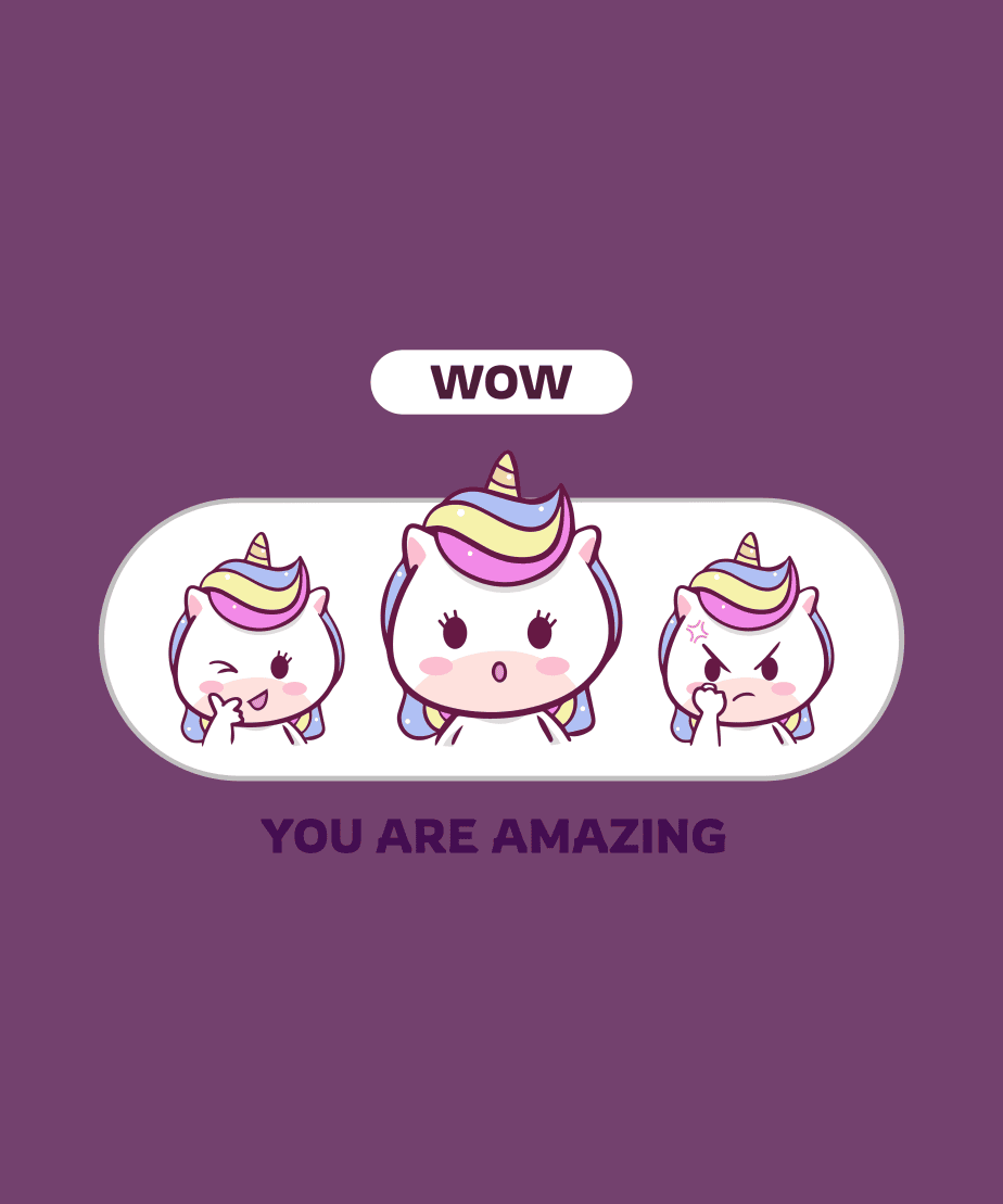 unicorn round neck 100% cotton t shirt (copy)