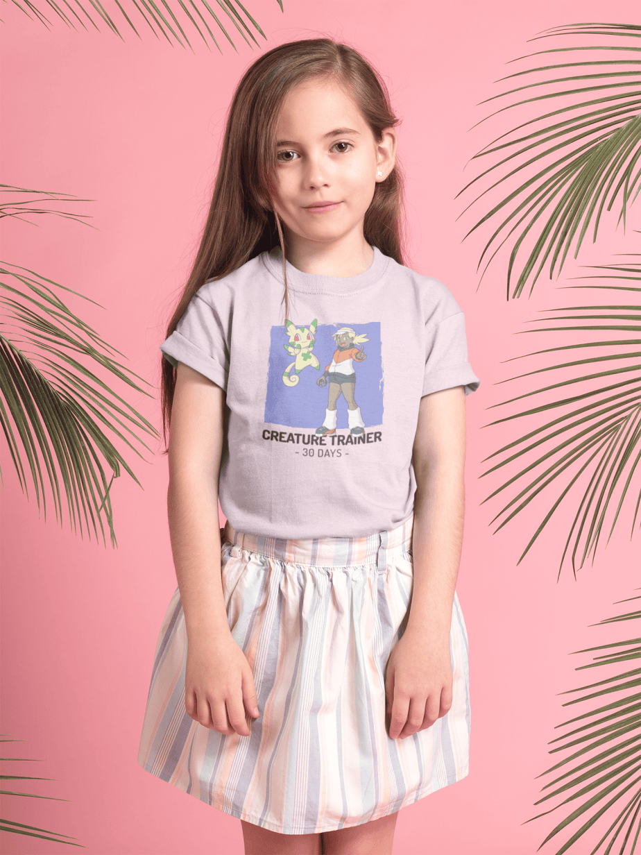 creature trainer 30 days round neck 100% cotton t shirt