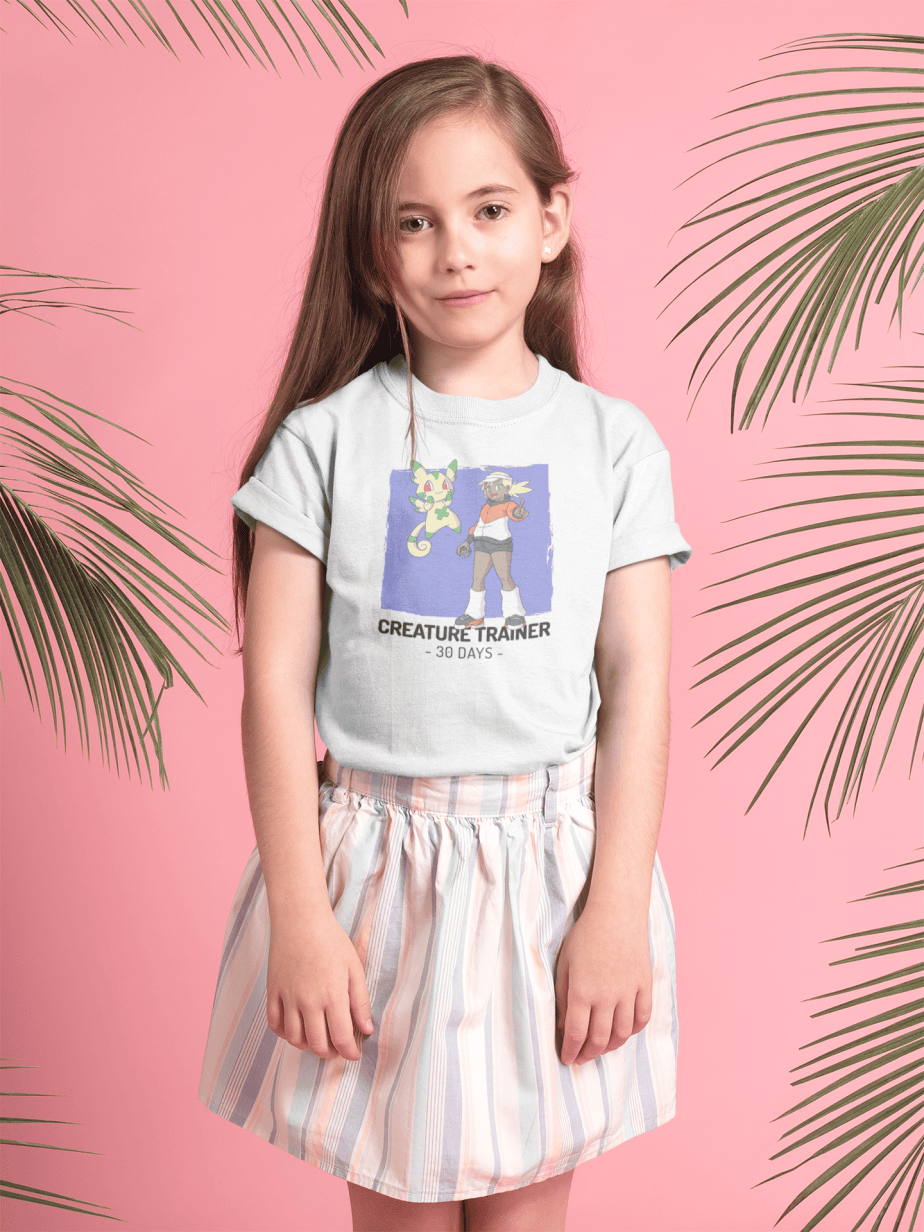 creature trainer 30 days round neck 100% cotton t shirt