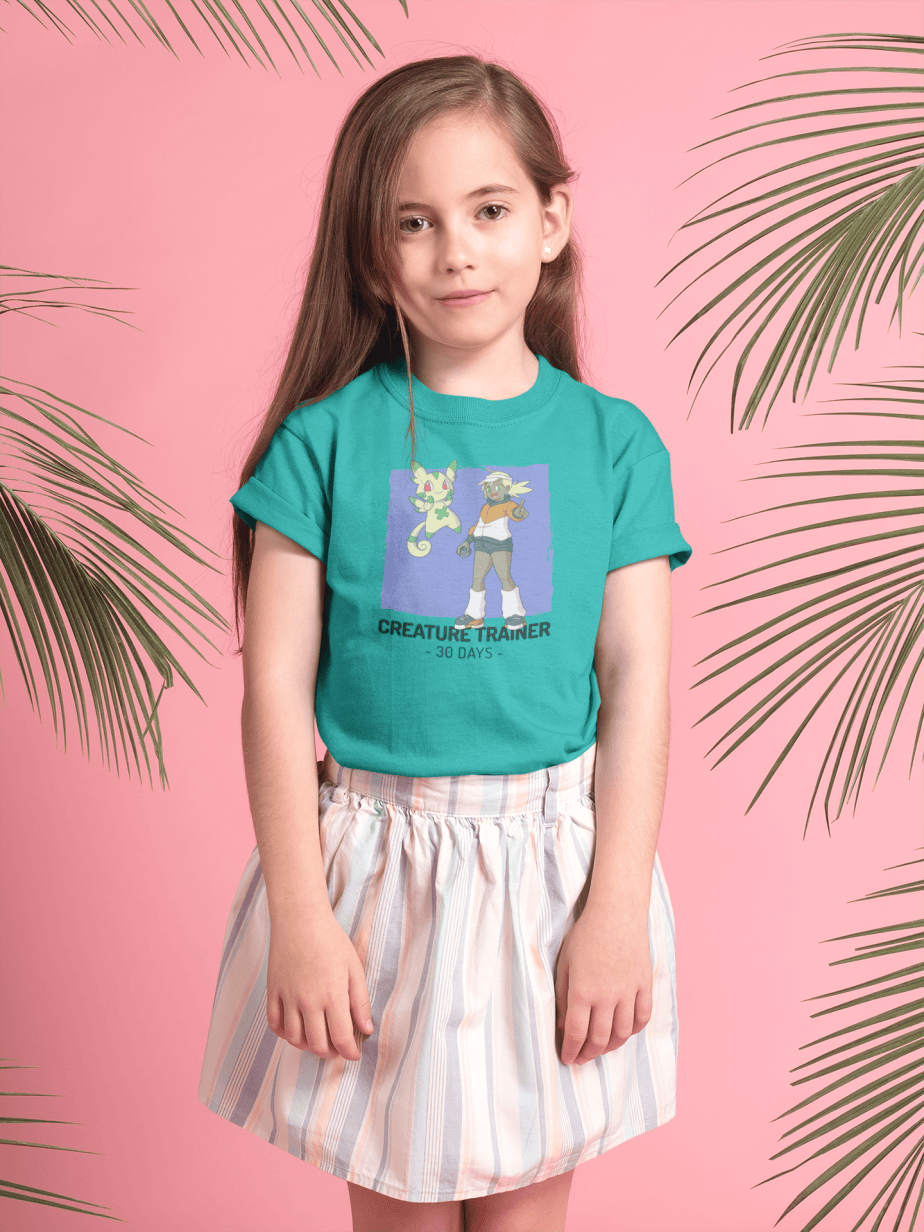 creature trainer 30 days round neck 100% cotton t shirt
