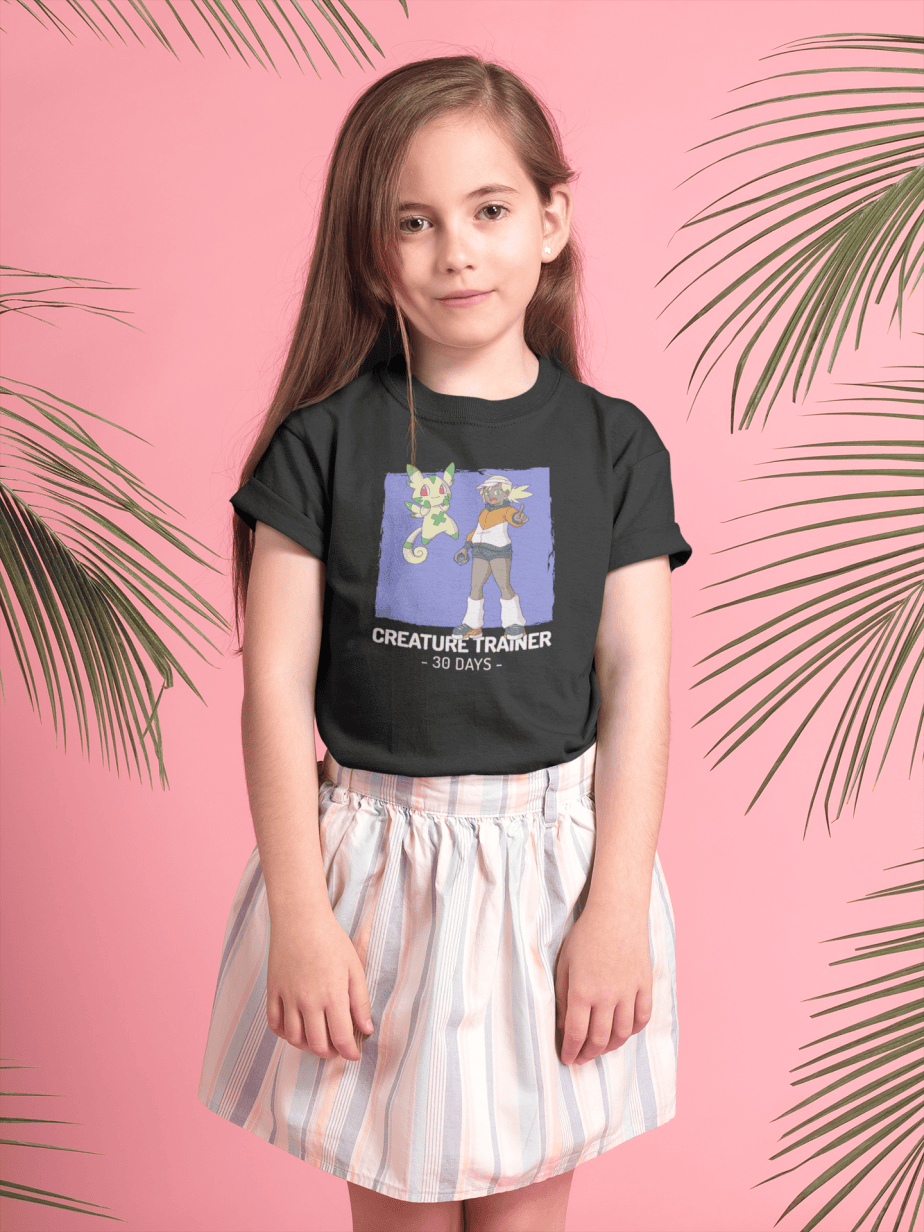 creature trainer 30 days round neck 100% cotton t shirt