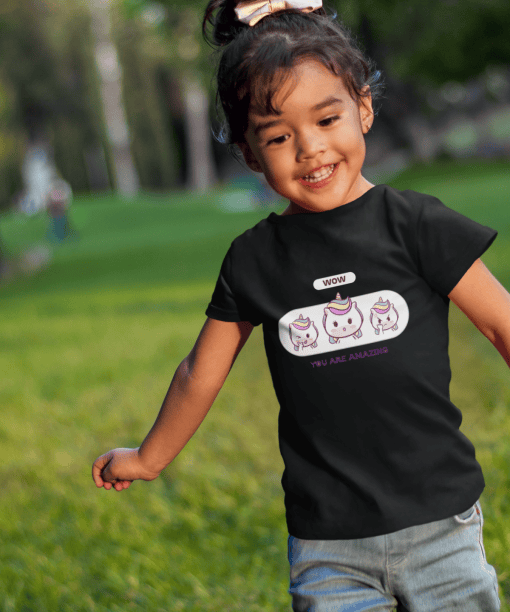 unicorn round neck 100% cotton t shirt (copy)