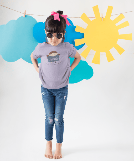 threads boutique round neck 100% cotton t shirt