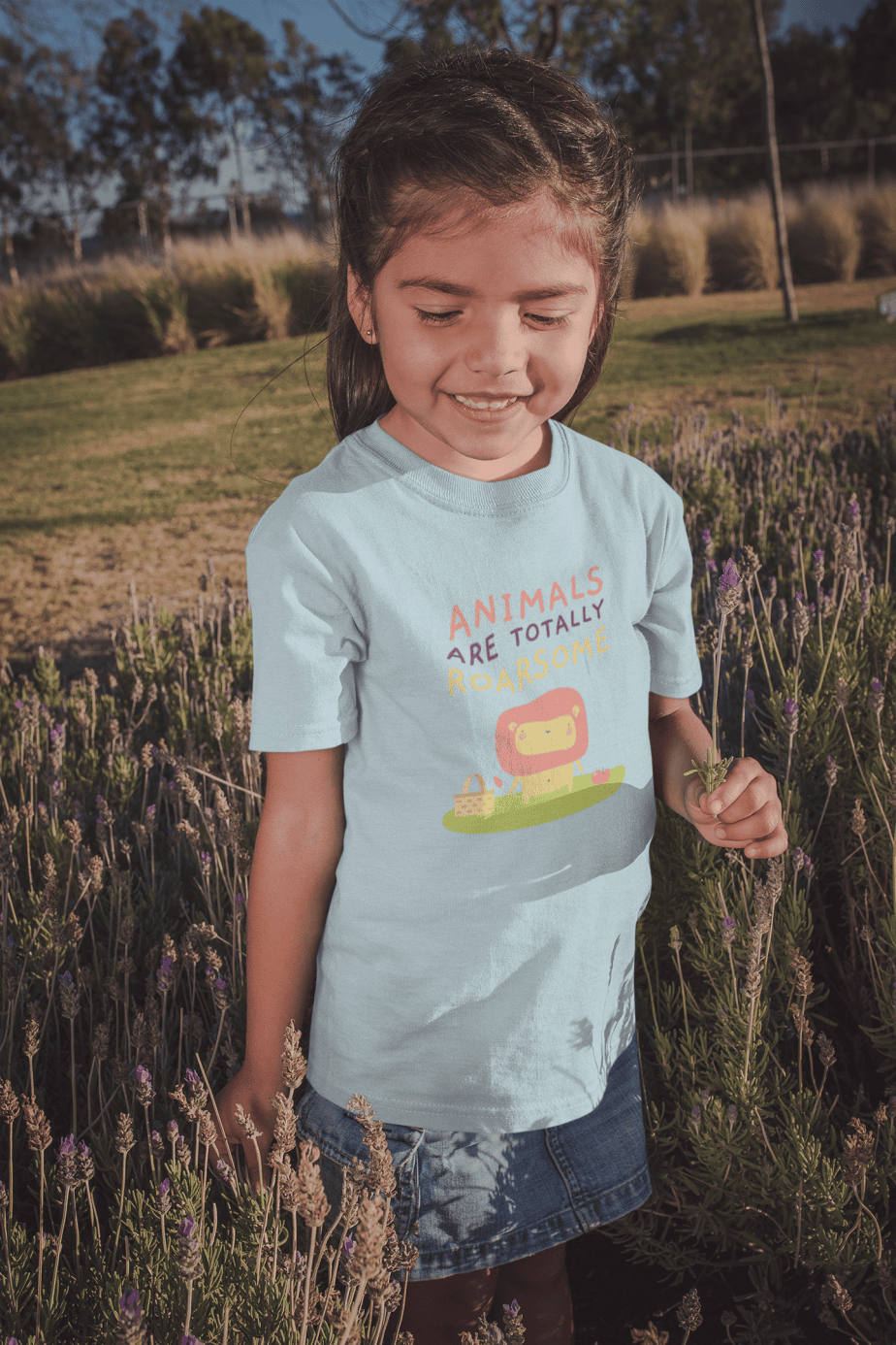 animals are totally raresome round neck 100% cotton t shirt