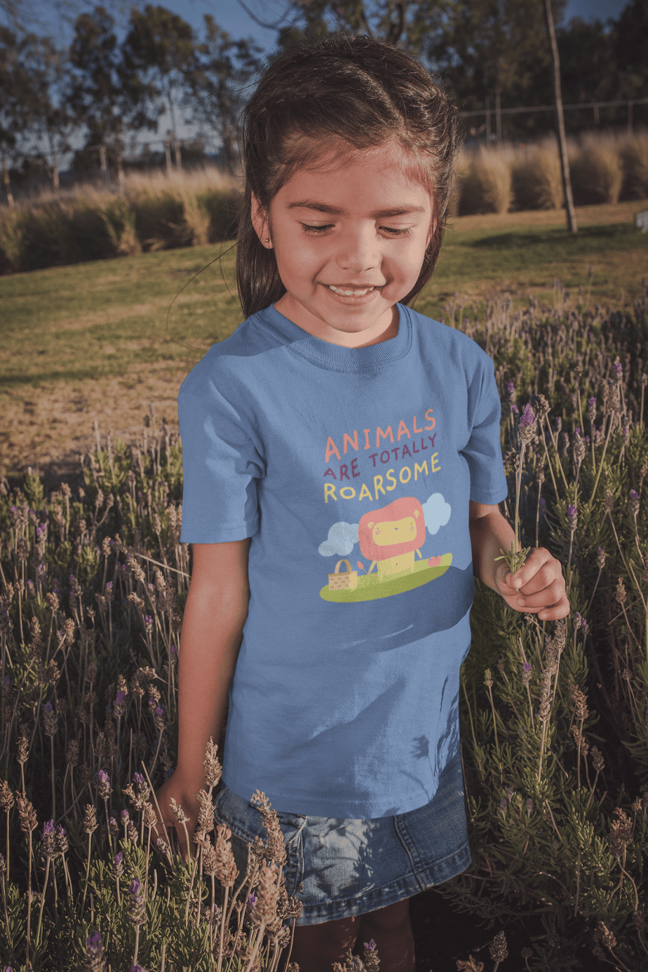 animals are totally raresome round neck 100% cotton t shirt