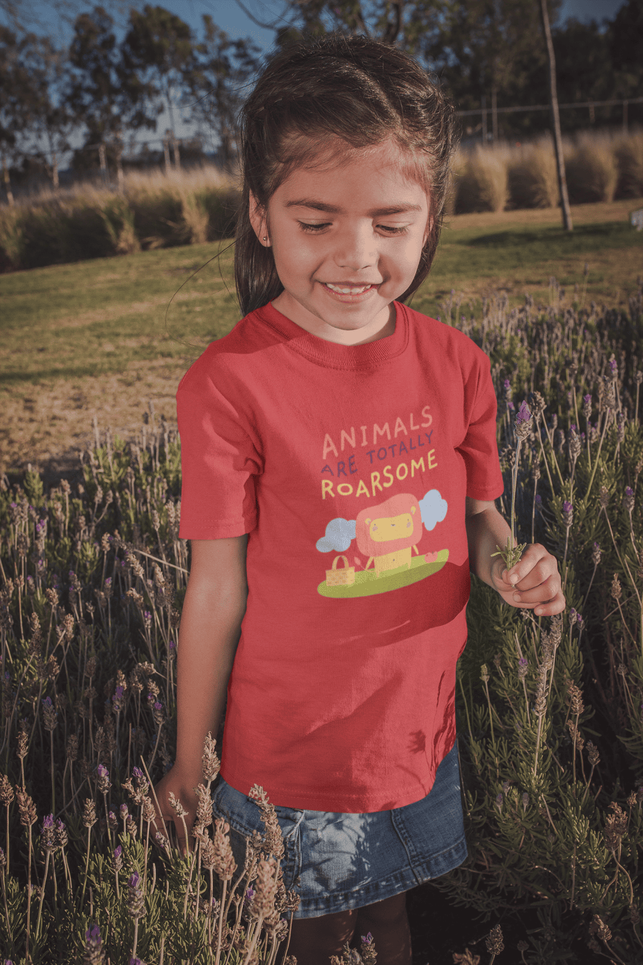animals are totally raresome round neck 100% cotton t shirt
