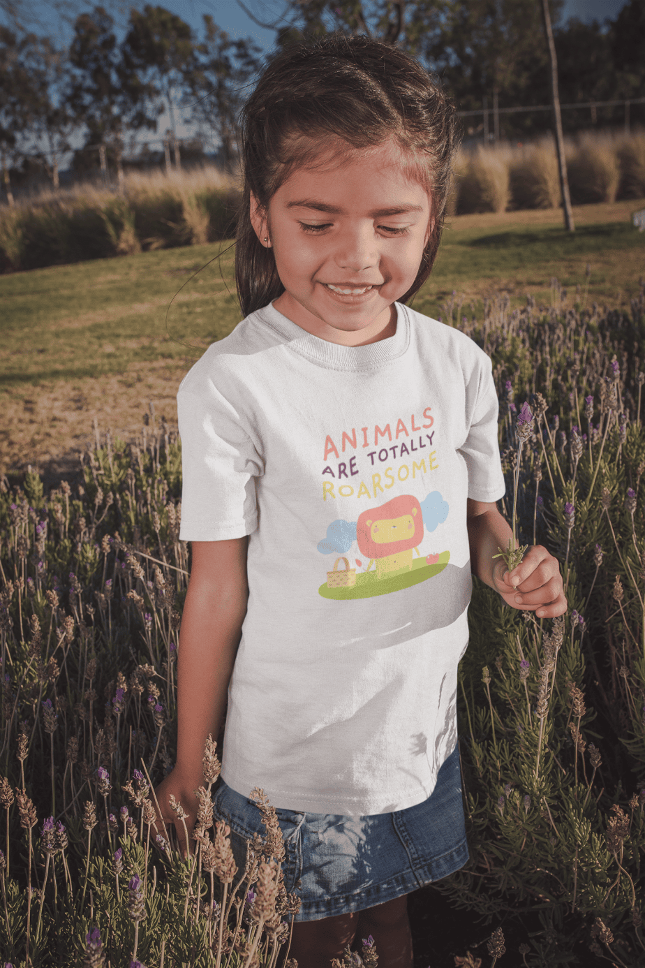 animals are totally raresome round neck 100% cotton t shirt