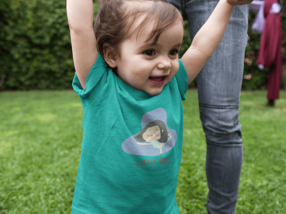 little yogi round neck 100% cotton t shirt