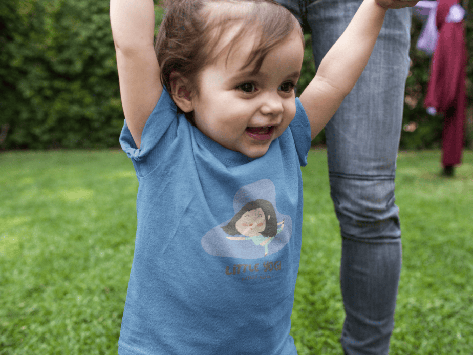 little yogi round neck 100% cotton t shirt