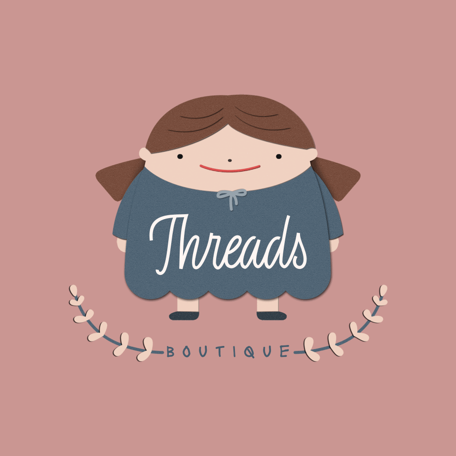threads boutique round neck 100% cotton t shirt