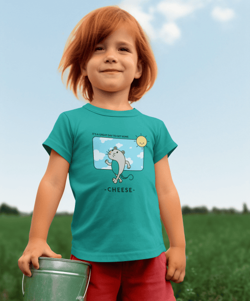 its a great day round neck 100% cotton t shirt