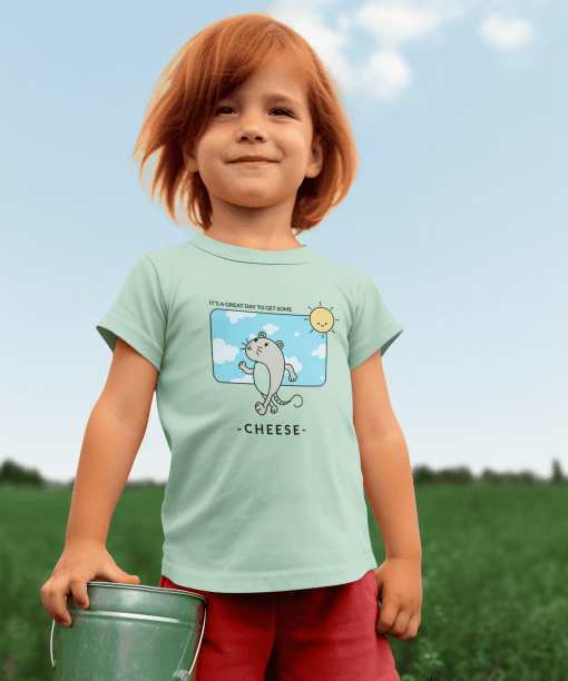 its a great day round neck 100% cotton t shirt