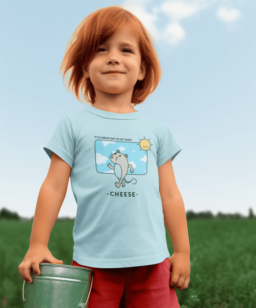 its a great day round neck 100% cotton t shirt