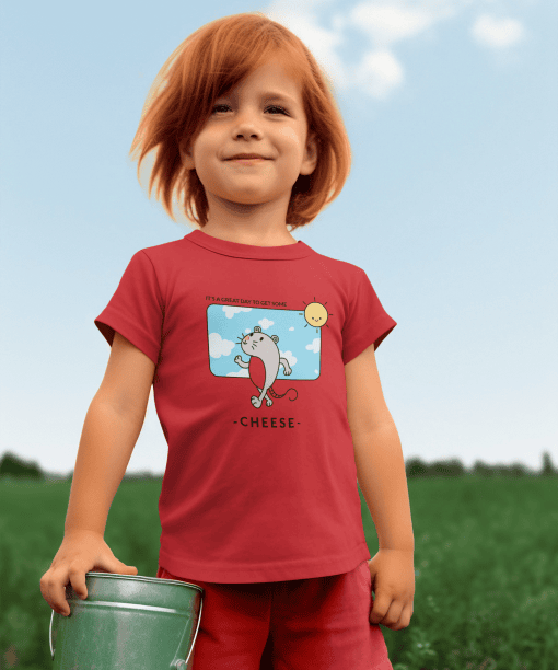 its a great day round neck 100% cotton t shirt