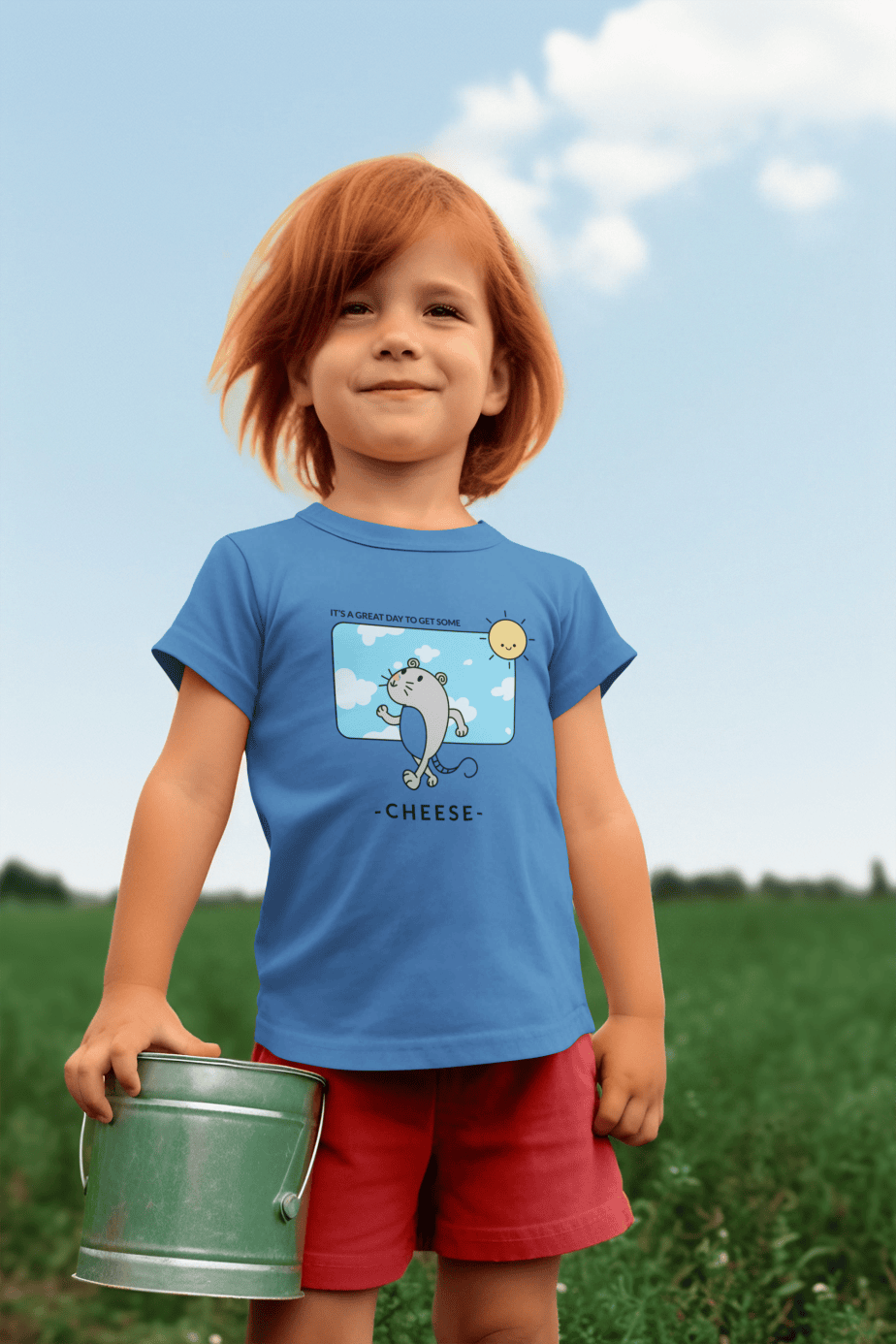 its a great day round neck 100% cotton t shirt